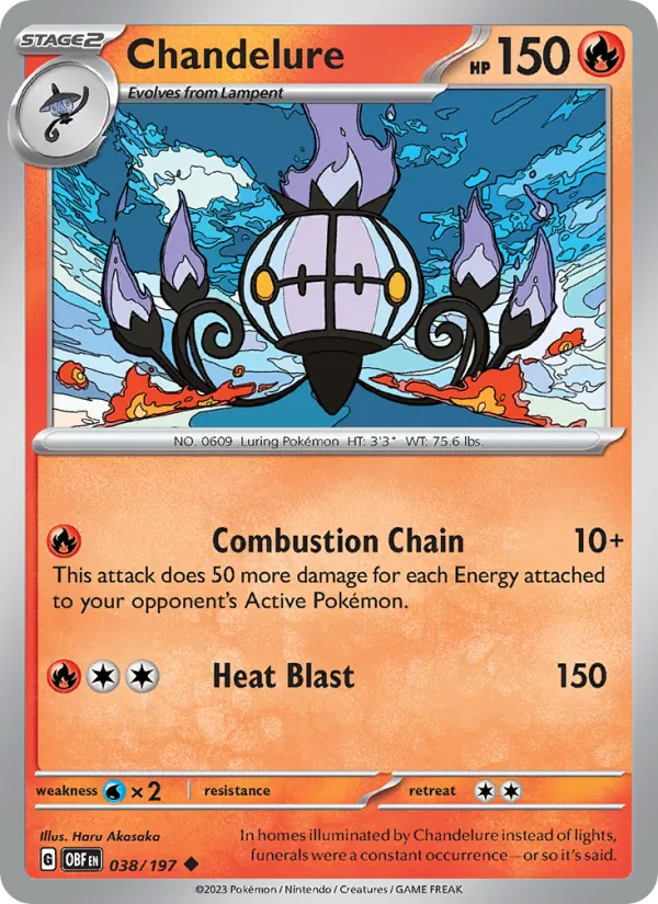 Chandelure 038 – Non-holo