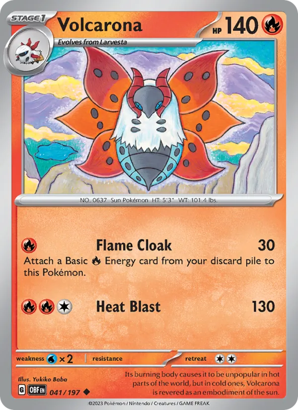 Volcarona 041 – Non-holo