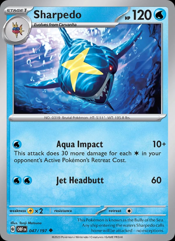 Sharpedo 047/197