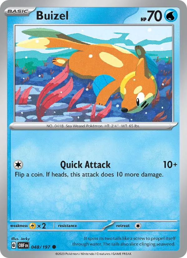 Buizel 048 – Non-holo