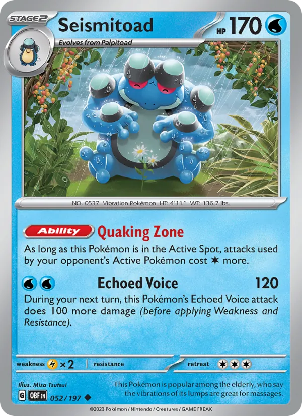 Seismitoad 052 – Non-holo