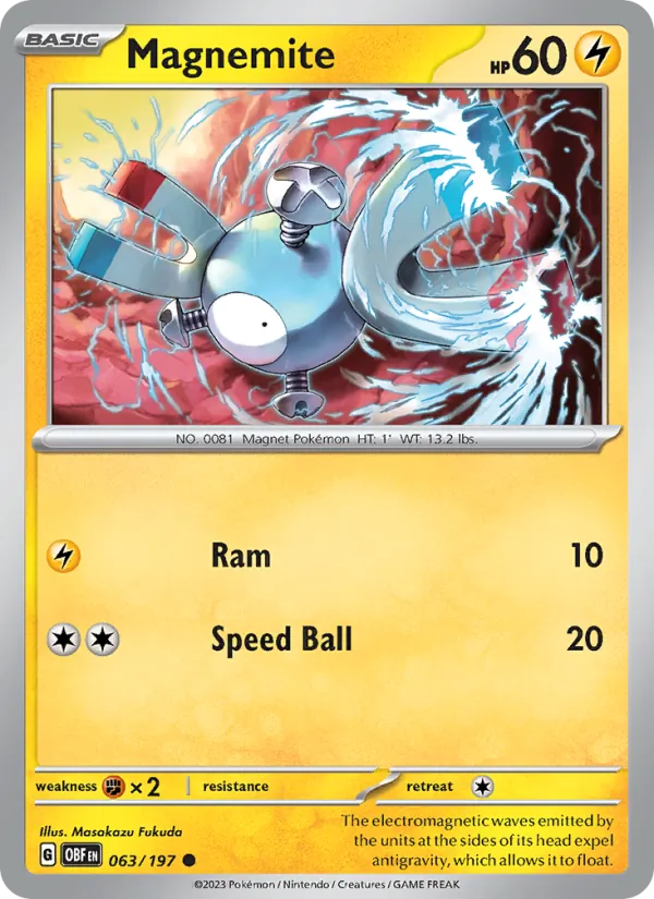 Magnemite 063 – Non-holo
