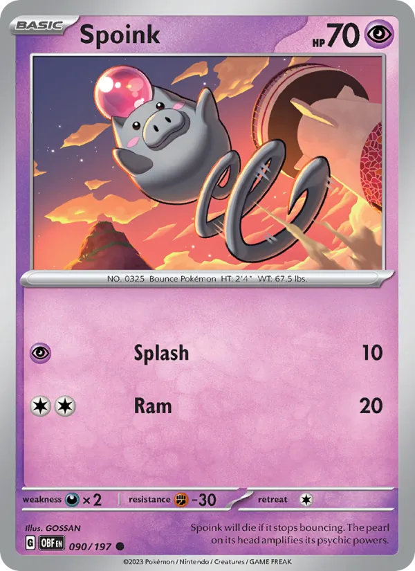 Spoink 090 – Non-holo