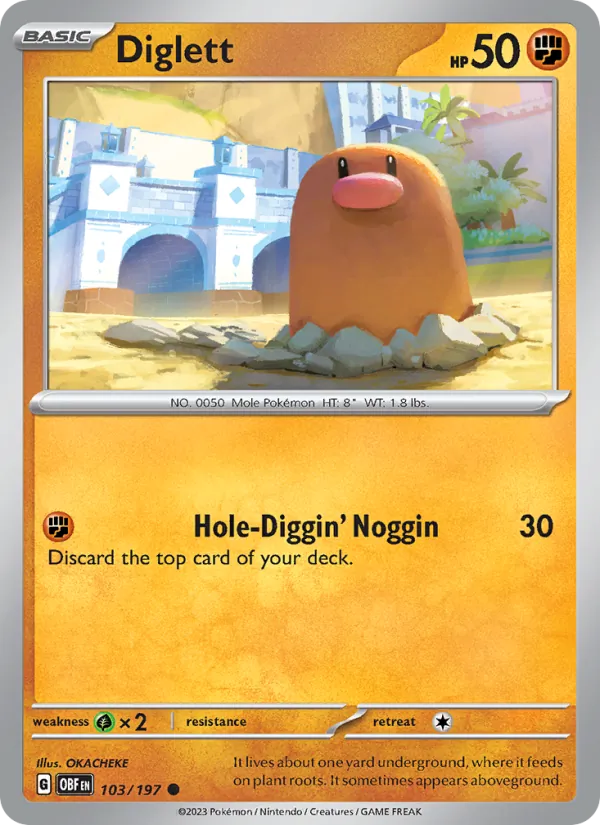 Diglett 103 – Non-holo