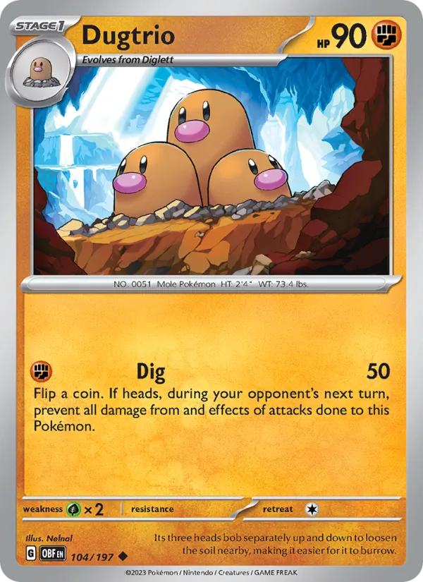 Dugtrio 104 – Non-holo