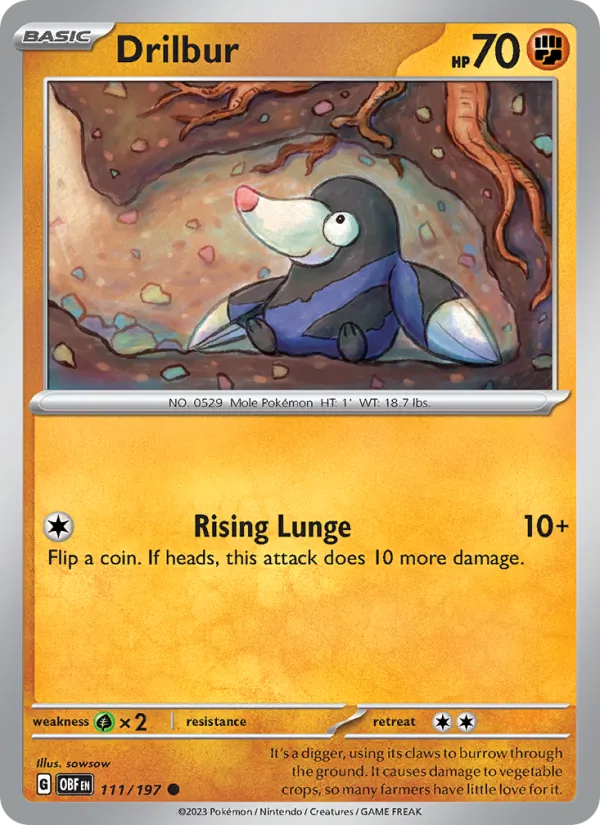 Drilbur 111 – Non-holo
