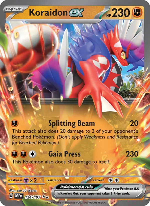 Koraidon ex 124 – Holo