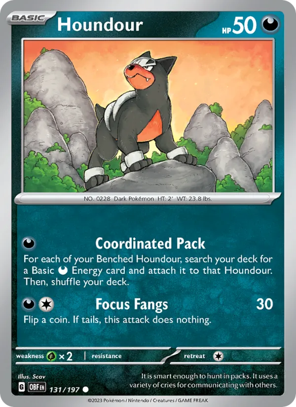 Houndour 131 – Non-holo