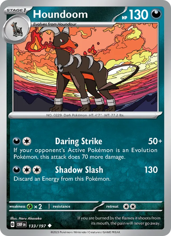 Houndoom 133 – Non-holo