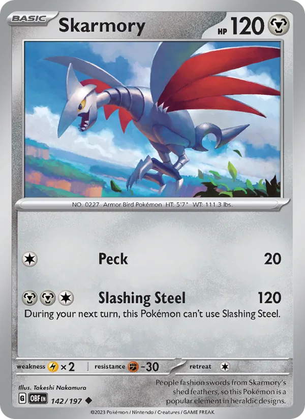 Skarmory 142 – Non-holo