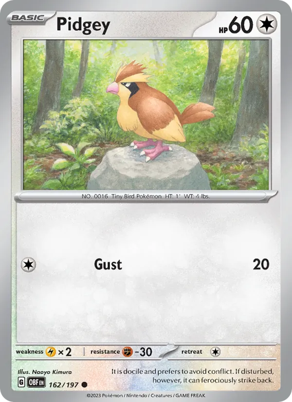 Pidgey 162 – Non-holo