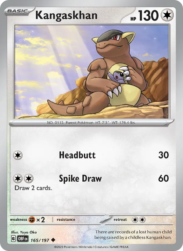 Kangaskhan 165 – Non-holo