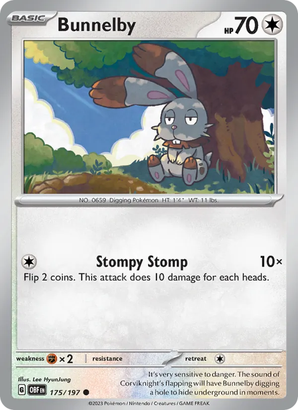 Bunnelby 175 – Non-holo