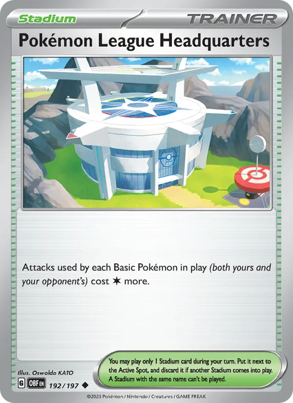 Pokémon League Headquarters 192 – Non-holo
