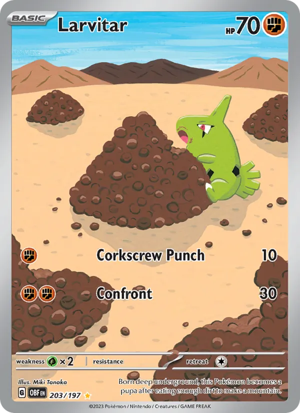 Larvitar 203 – Holo