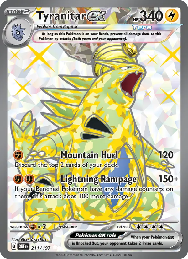 Tyranitar ex 211 – Holo