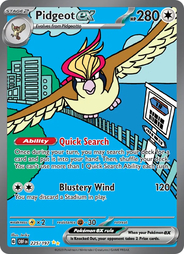 Pidgeot ex 225 – Holo