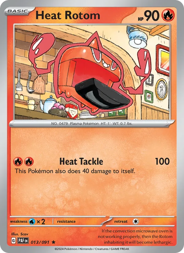Heat Rotom 013 – Reverse Holo