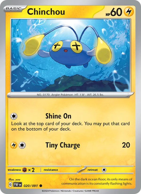 Chinchou 020 – Non-holo
