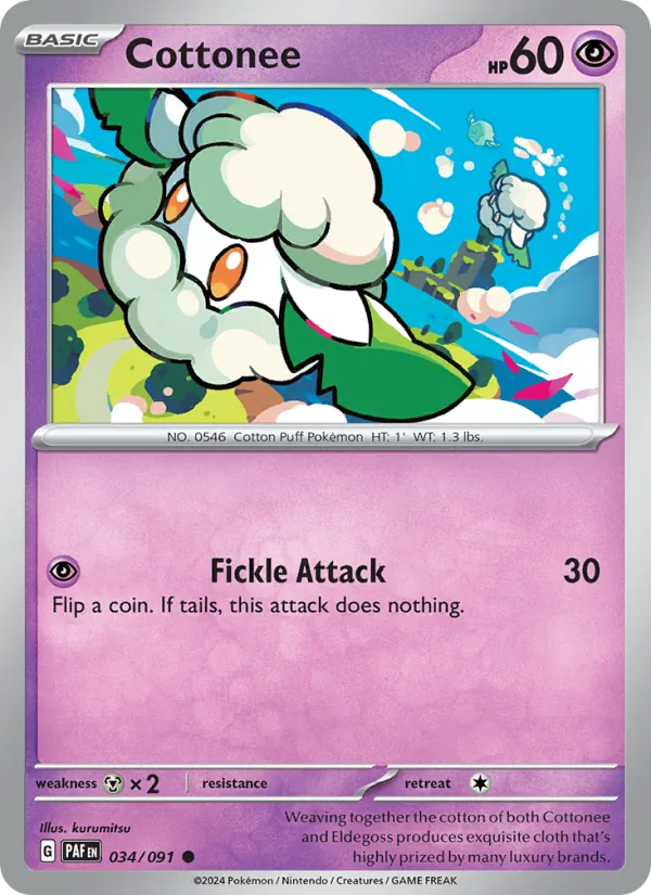 Cottonee 034 – Non-holo