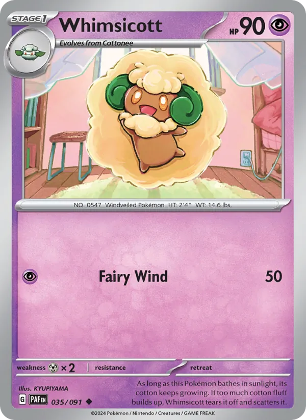 Whimsicott 035 – Non-holo
