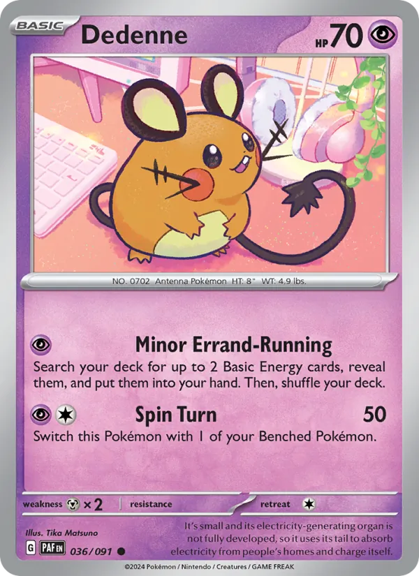 Dedenne 036 – Non-holo