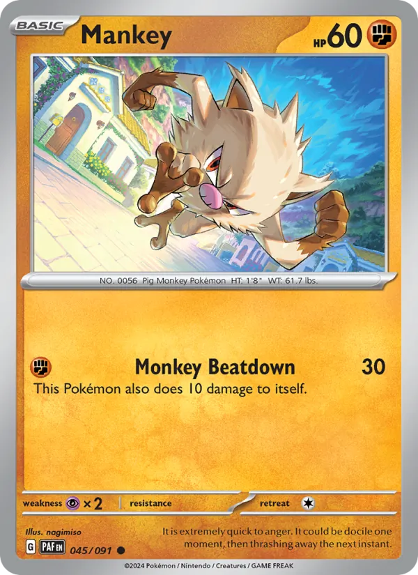 Mankey 045 – Non-holo