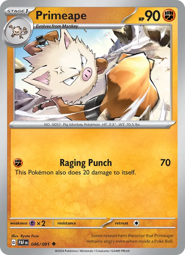 Primeape 046 – Non-holo