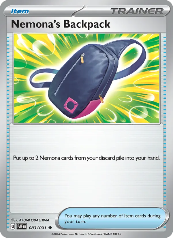 Nemona's Backpack 083 – Non-holo