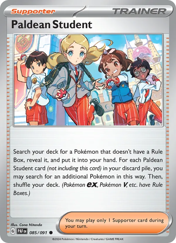 Paldean Student 085 – Non-holo