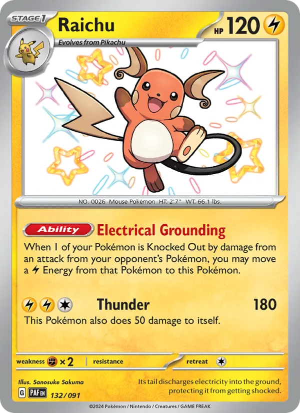 Raichu 132 – Holo