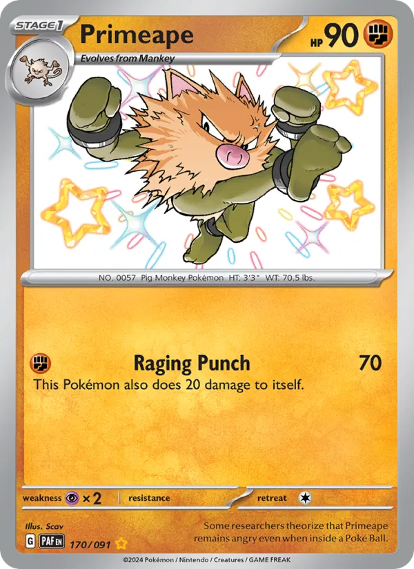 Primeape 170 – Holo