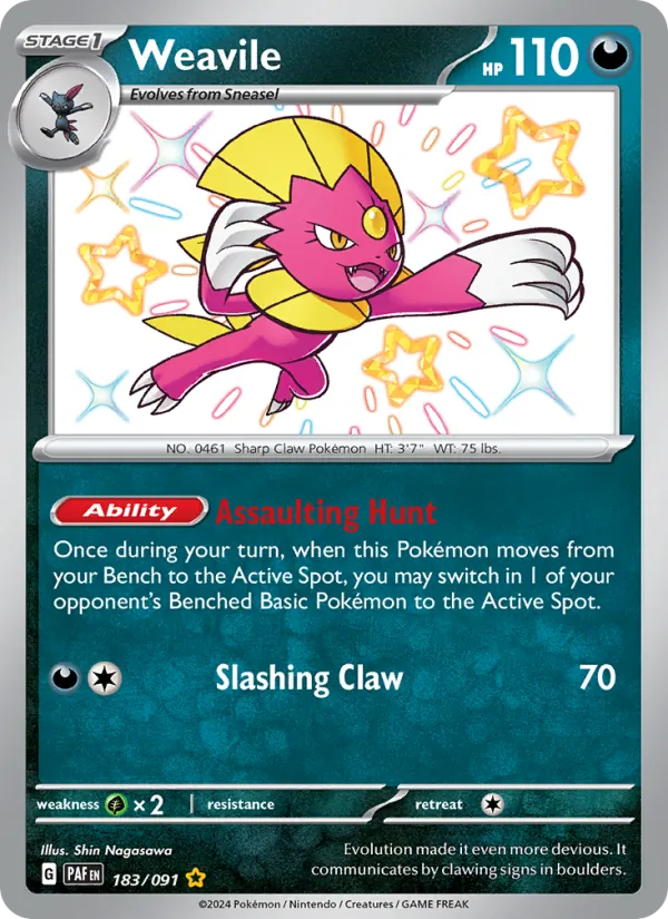 Weavile 183 – Holo