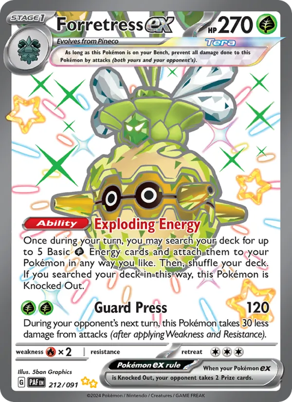 Forretress ex 212 – Holo
