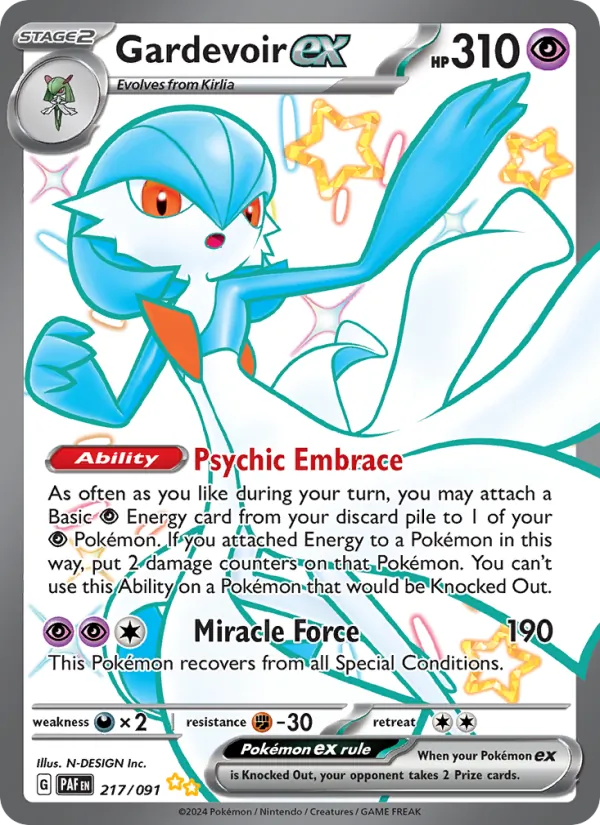 Gardevoir ex 217 – Holo