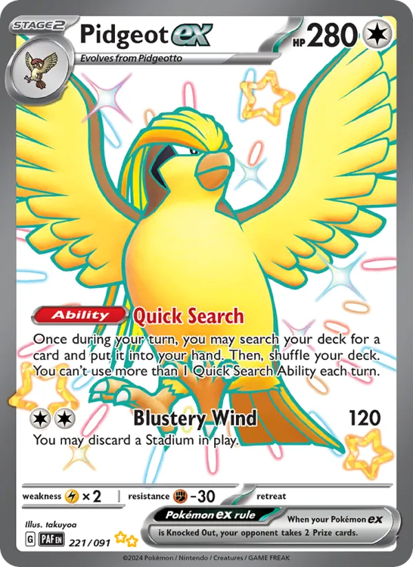 Pidgeot ex 221 – Holo