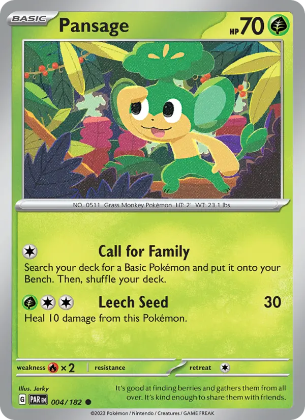 Pansage 004 – Non-holo