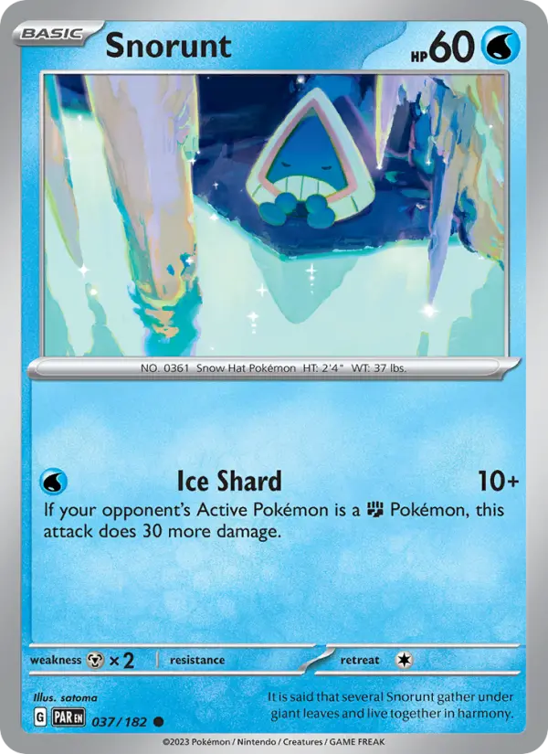 Snorunt 037 – Non-holo