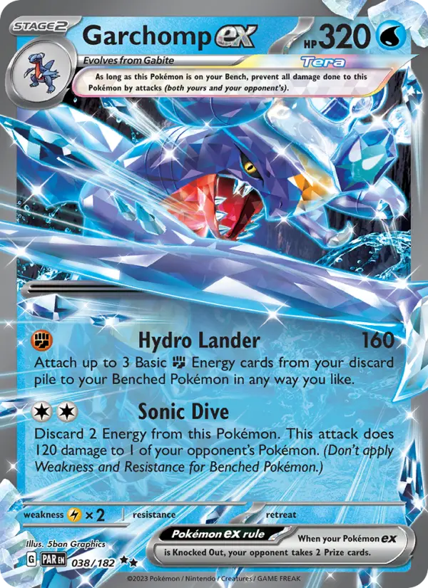 Garchomp ex 038 – Holo