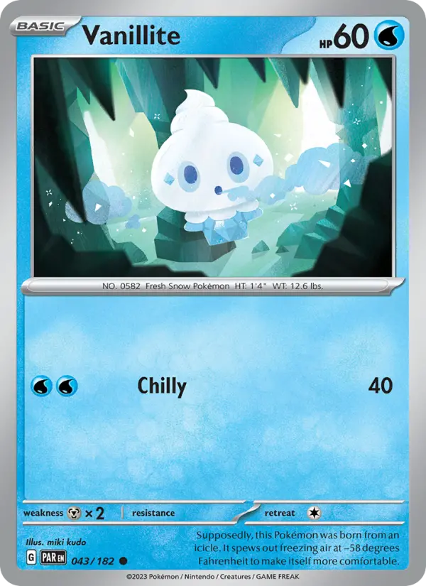 Vanillite 043 – Non-holo