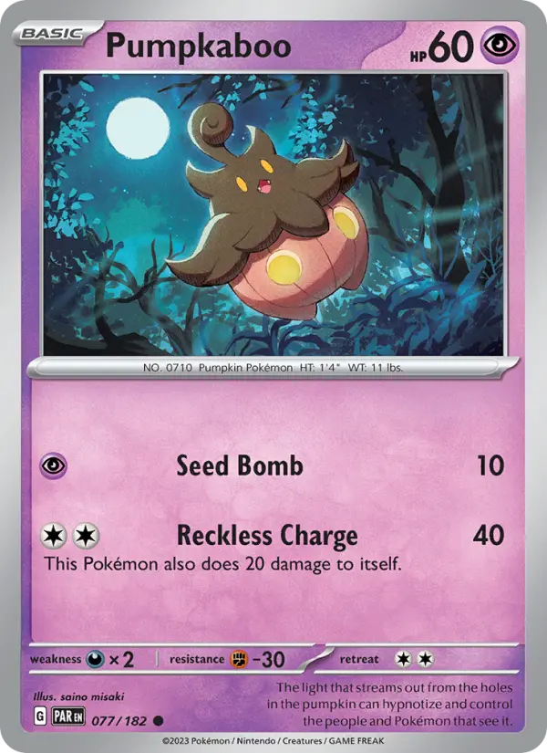 Pumpkaboo 077 – Non-holo