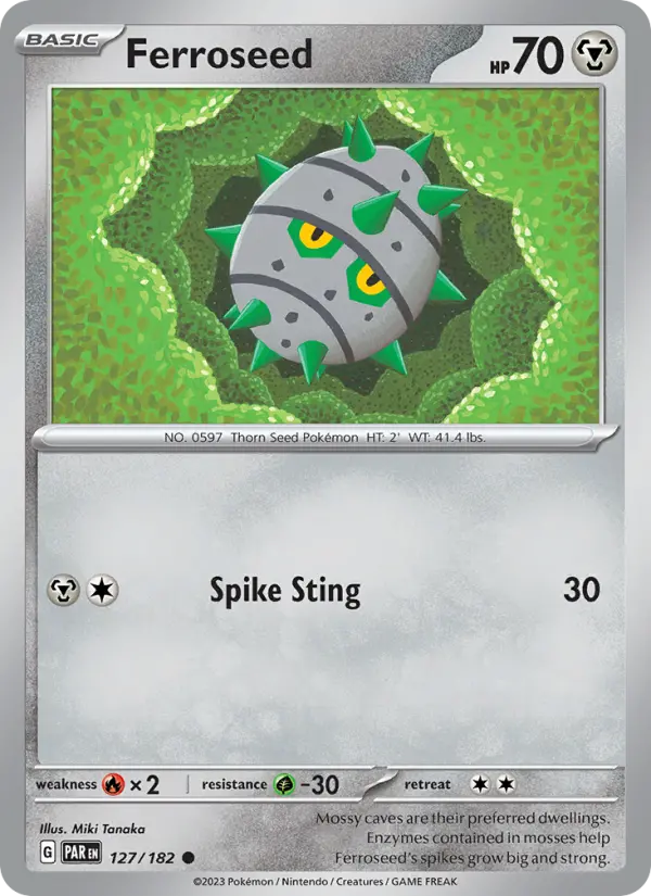 Ferroseed 127 – Non-holo