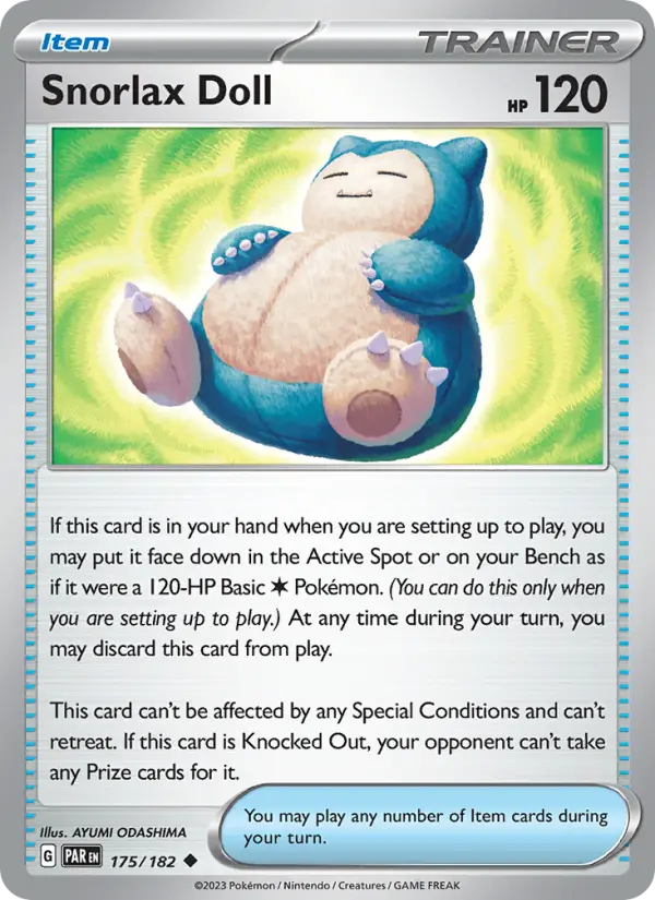 Snorlax Doll 175 – Non-holo