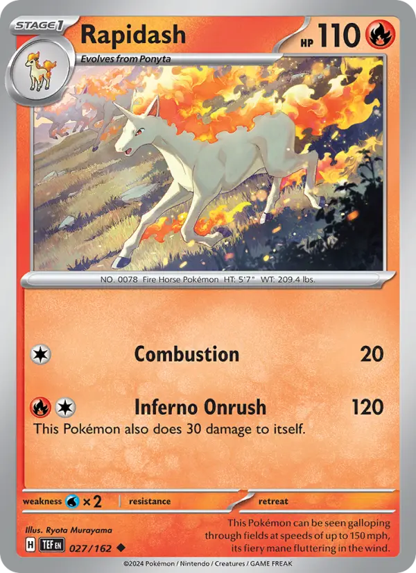 Rapidash 027 – Non-holo