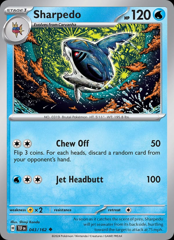 Sharpedo 043/162