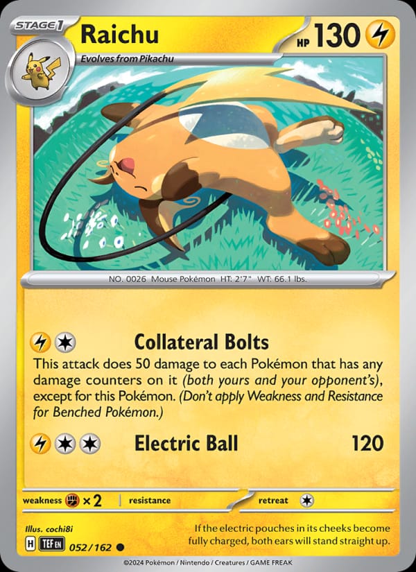 Raichu 052/162