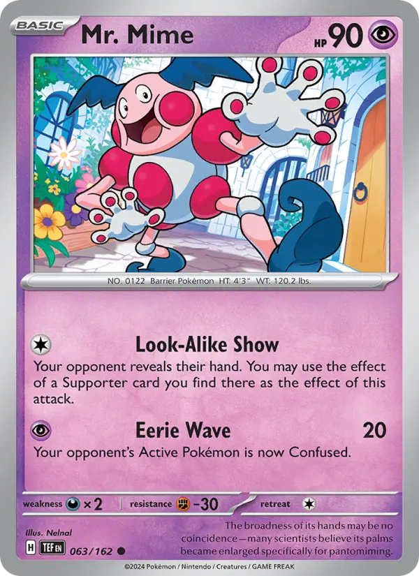 Mr. Mime 063 – Non-holo