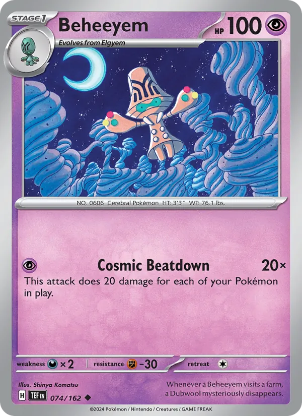 Beheeyem 074 – Non-holo