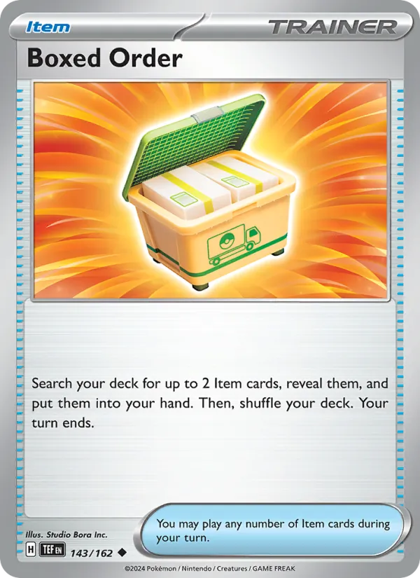 Boxed Order 143 – Non-holo