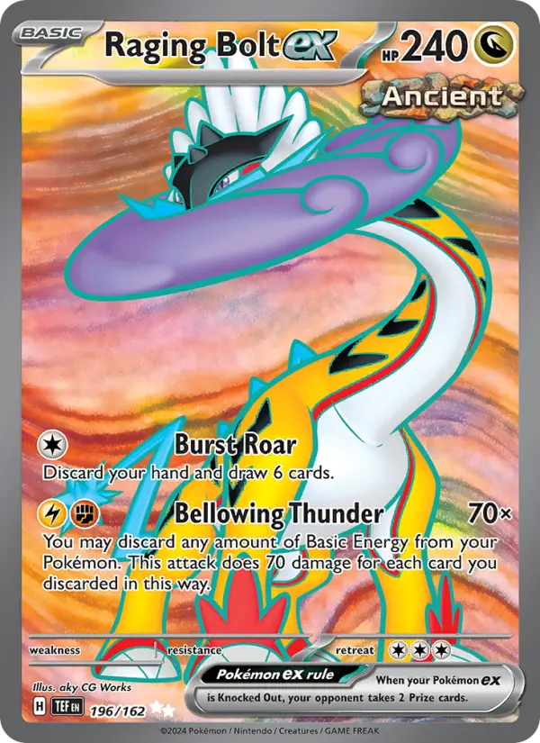Raging Bolt ex 196 – Holo